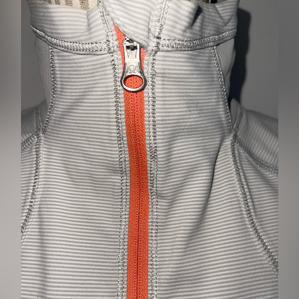 Lululemon Light Gray Long-Sleeve Half-Zip - Picture 2 of 5